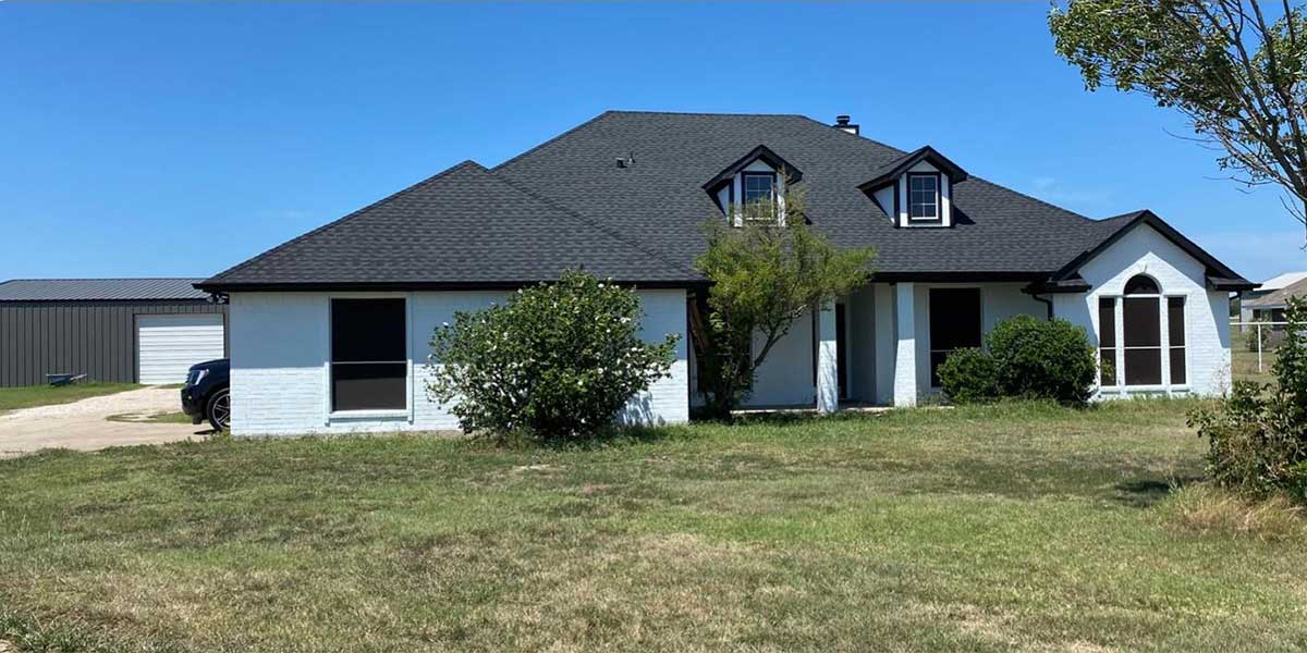 home before Storm Roof replacement