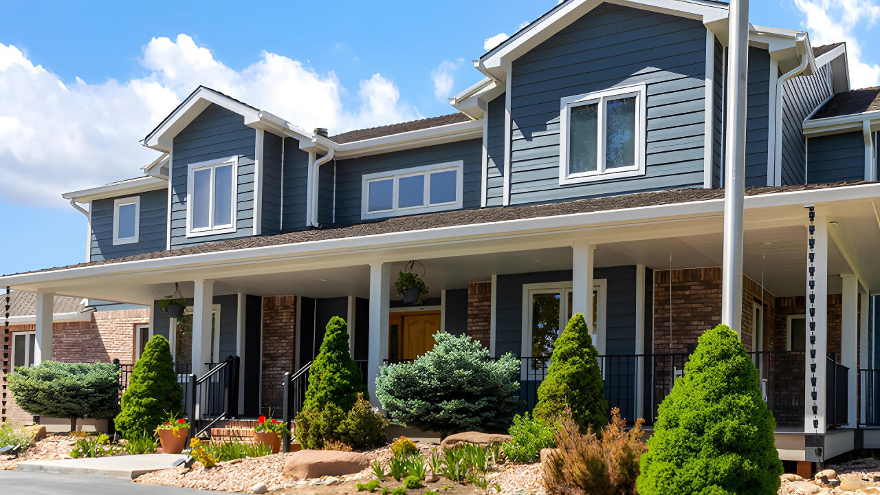 home after siding replacement