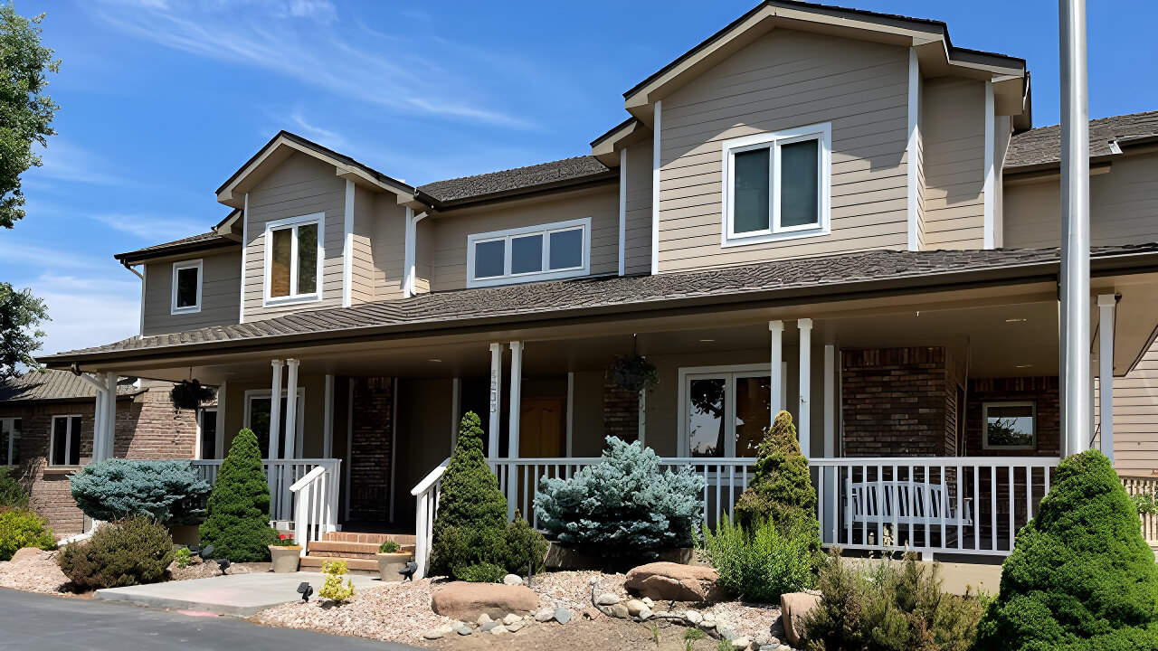 home before siding replacement