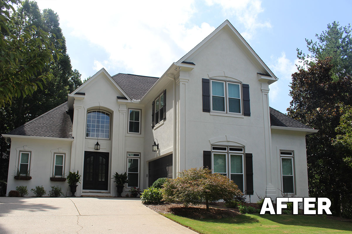 home after siding replacement